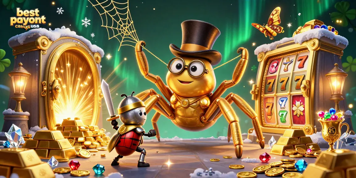 Engage with the best payout casinos USA through vibrant visuals showcasing thrilling casino elements.